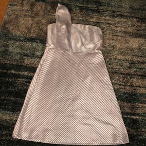 Blue and White striped Banana Republic dress